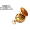 Jaeger LeCoultre Gold Pocket Watch with Diamond-Set Case - Image 5