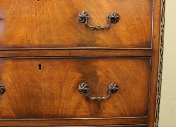 Antique Mahogany Chippendale Style Chest on Chest, Tallboy - Image 12