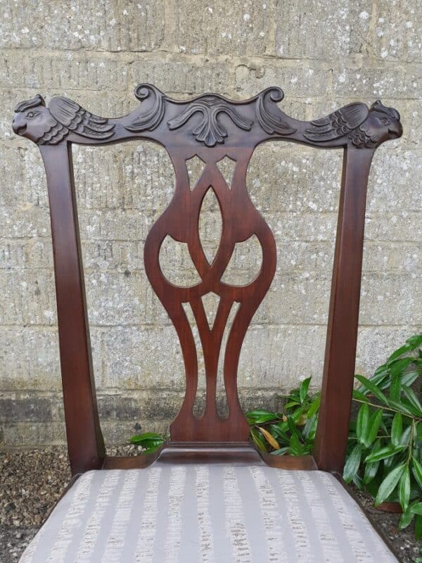 Rare Irish mahogany side chair circa 1780 chair Antique Chairs 4