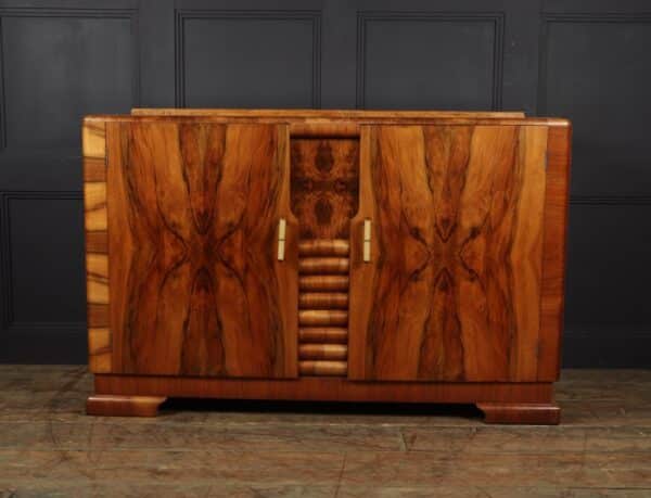 Art Deco Walnut Sideboard c1930 antique sideboard Antique Furniture 14