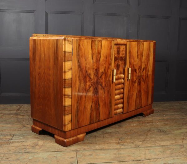 Art Deco Walnut Sideboard c1930 antique sideboard Antique Furniture 7