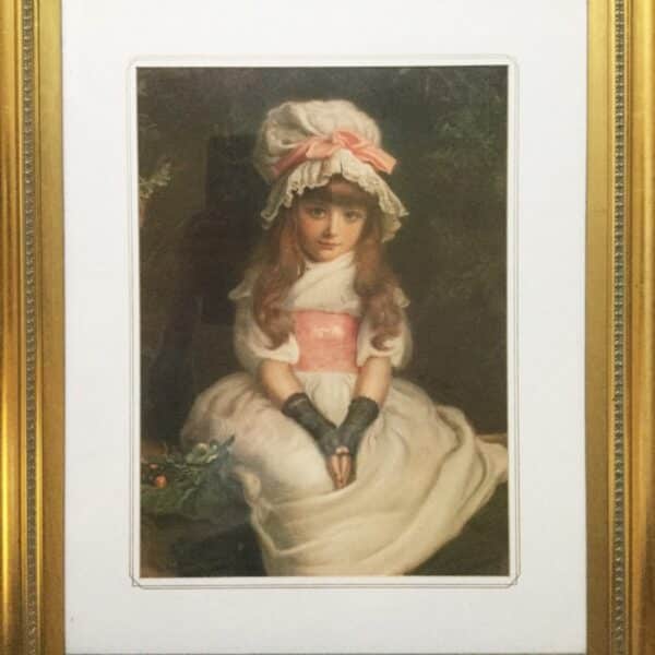 Pears Print Of Young Girl After Original Painting Antique Art Antique Art 4