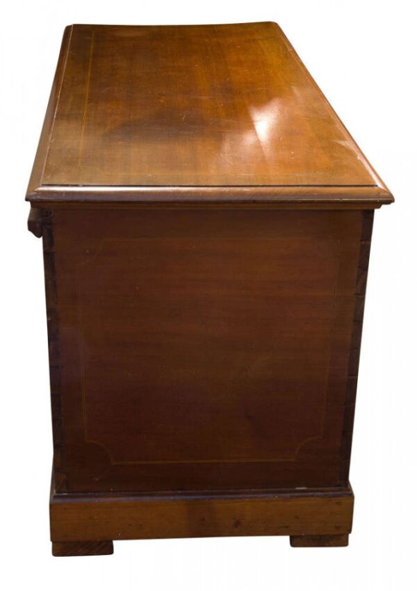 Late 19thCentury mahogany trunk - Image 3