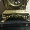 French 8 day Brass Gilt clock Victorian - Image 2