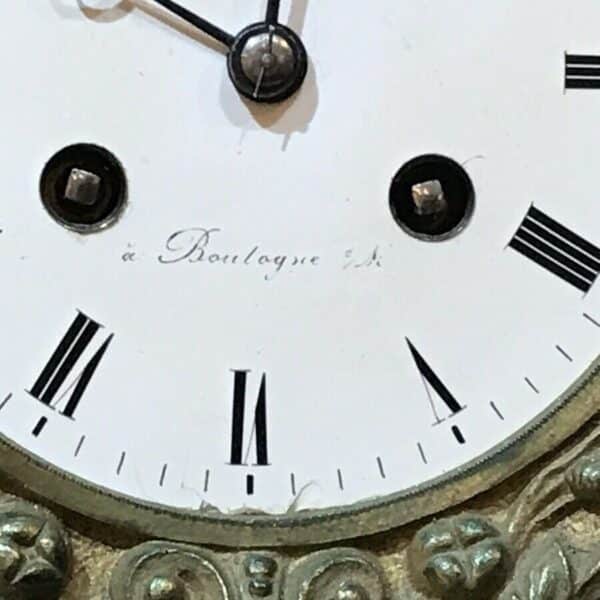 French Portico clock under glass dome Antique Clocks 10