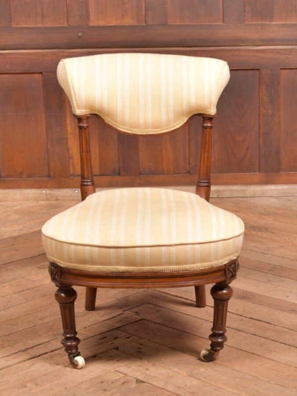 Edwardian Walnut Nursing Chair SAI2514 Antique Chairs 3