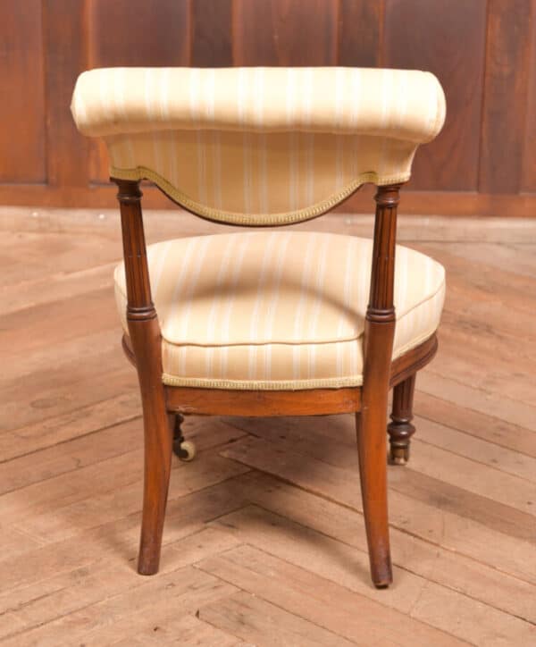 Edwardian Walnut Nursing Chair SAI2514 Antique Chairs 10