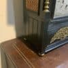 Bracket clock on eight bells ebonized case. - Image 4