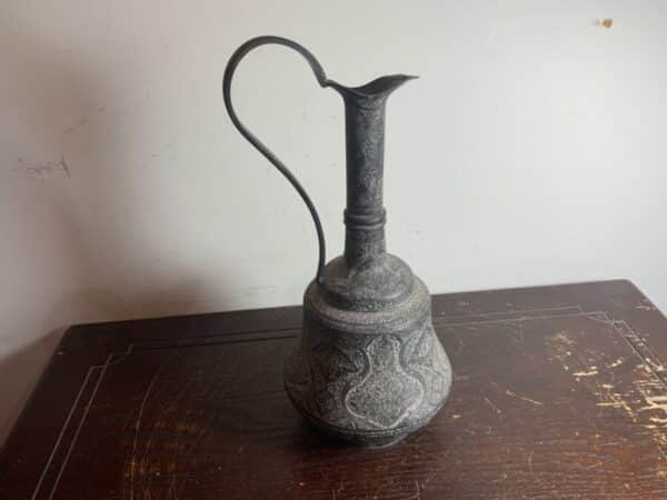 Persian Silver Ewer stunning work Antique Silver 3