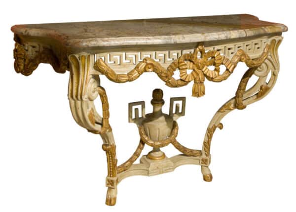 A pair of 20th Century Italian carved console tables - Image 6