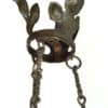 Circular iron gothic chandelier - Image 3