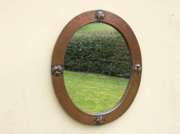 Arts and Crafts Liberty of London Copper Mirror Arts and Crafts Mirror Antique Mirrors 4