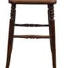 A beech framed tall stool with caned top on slender turned legs - Image 2