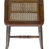 A beech framed tall stool with caned top on slender turned legs - Image 4