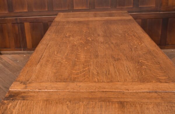 Edwardian Oak Pull Out Table SAI2679 Antique Tables 13