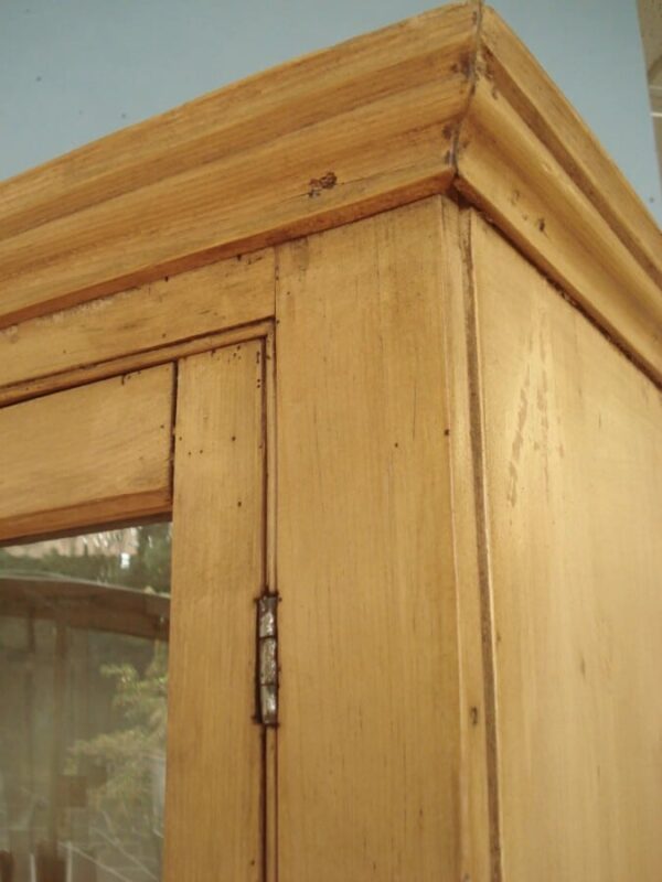 Early 19th Century Pine Cupboard on Cupboard - Image 5