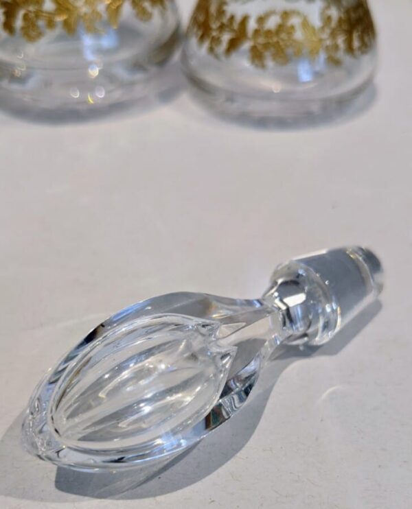 St Louis set 3 Perfume Bottles Crystal Glass Miscellaneous 6