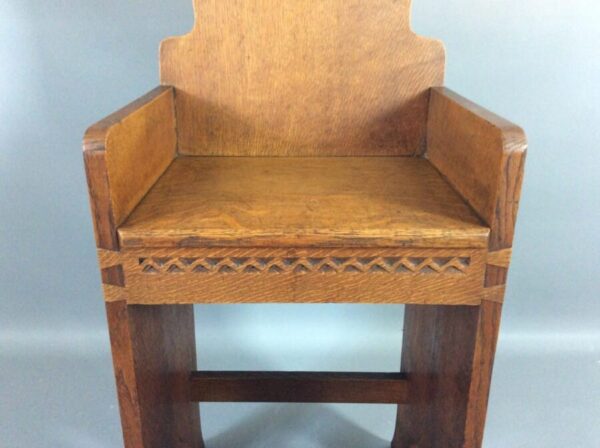 Arts & Crafts Childs Correction / Deportment Chair - Image 5