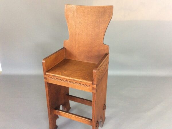 Arts & Crafts Childs Correction / Deportment Chair - Image 7