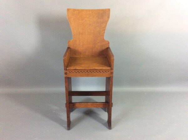 Arts & Crafts Childs Correction / Deportment Chair Astley Paston Cooper Antique Chairs 4