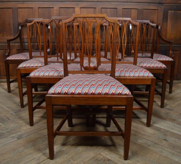 Set Of 10 Georgian Dining Chairs SAI2844