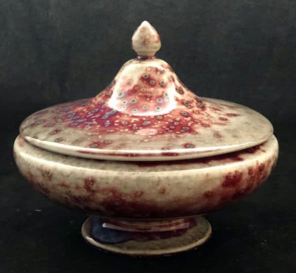 Ruskin, High, Fired, Lidded, Jar Miscellaneous 4