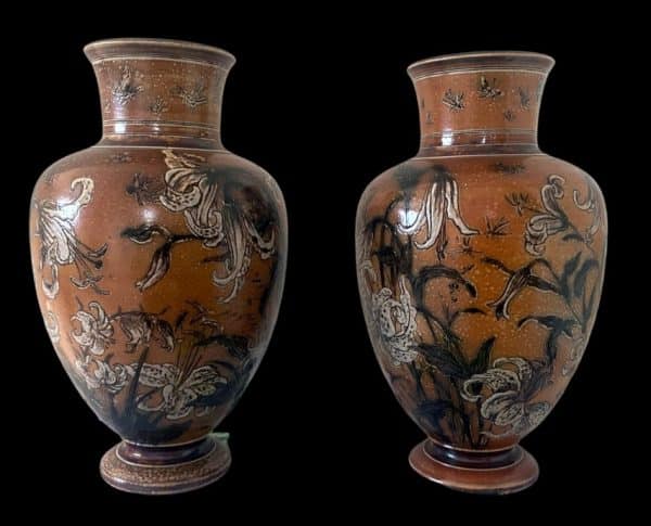 Pair, of, Martin, Brothers, Vases Miscellaneous 3