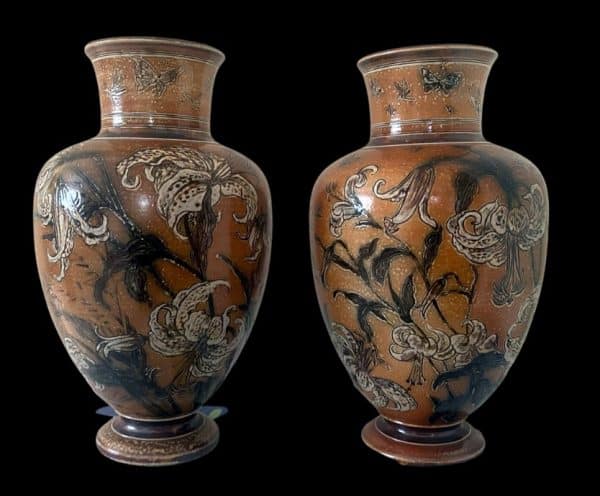 Pair, of, Martin, Brothers, Vases Miscellaneous 5