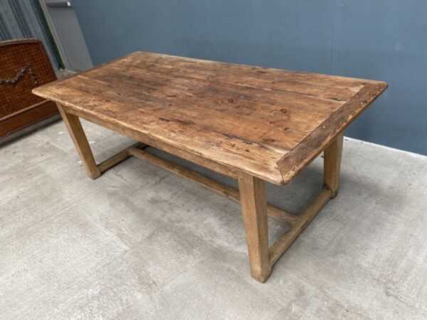 Antique Georgian Pine Farmhouse Rectangular Dining Table, c 1810. L212 Dining Miscellaneous 14