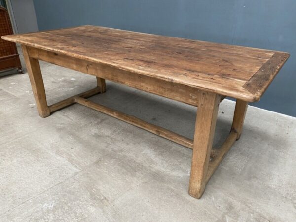 Antique Georgian Pine Farmhouse Rectangular Dining Table, c 1810. L212 Dining Miscellaneous 4