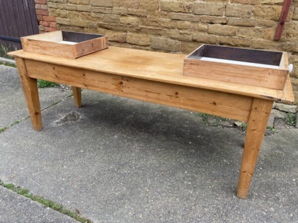 Antique Pine Farmhouse Refectory Dining Table, c 1880 Dining Miscellaneous 8