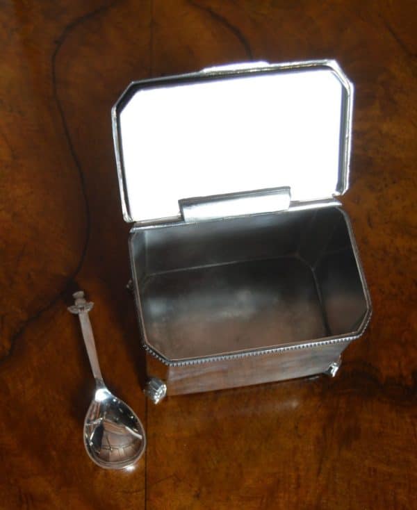 Edwardian Epns Tea Caddy SAI2878 Miscellaneous 3