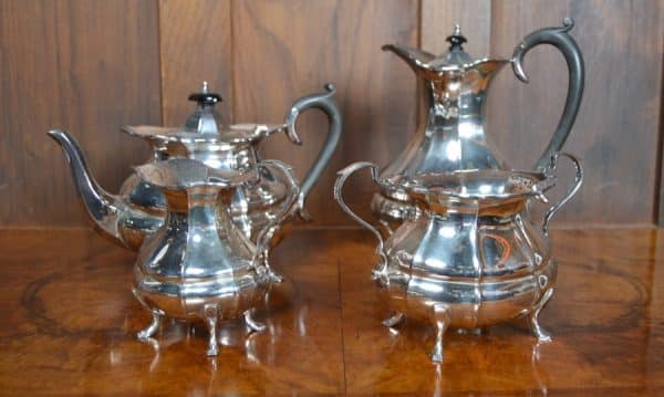 Edwardian Four Piece EPNS Tea Set SAI2877 EPNS Miscellaneous 3