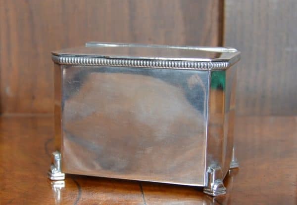 Edwardian Epns Tea Caddy SAI2878 Miscellaneous 9