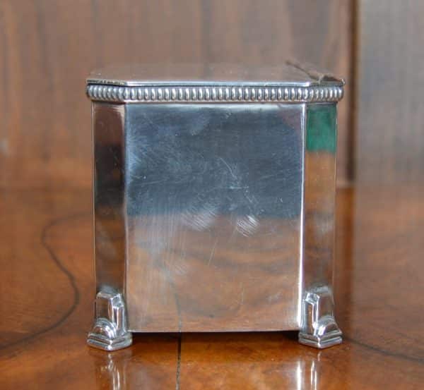 Edwardian Epns Tea Caddy SAI2878 Miscellaneous 8