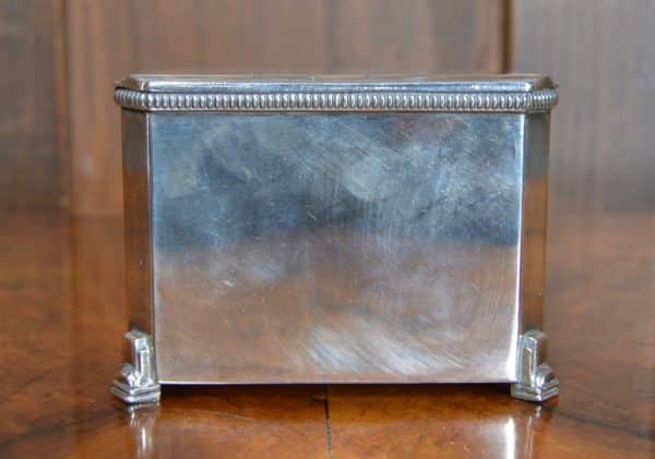 Edwardian Epns Tea Caddy SAI2878 Miscellaneous 7