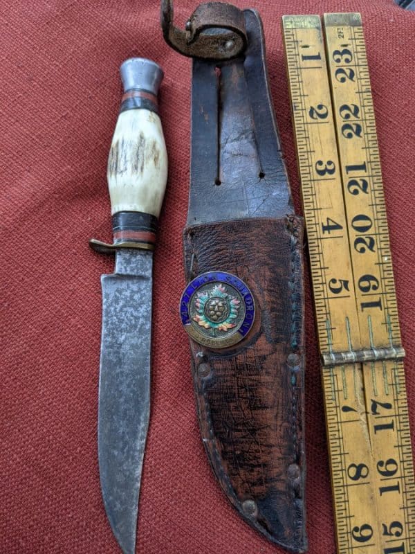 RAF 427 lion squadron ww2 knife j.roberts extremely rare Antique Knives 6