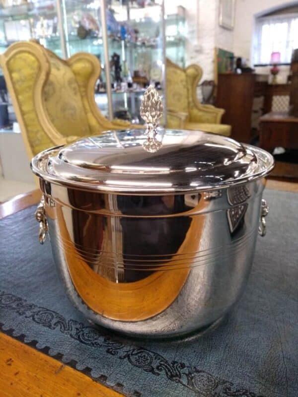 Silver Plated Ice Bucket Marked P U Vogel Ice bucket Miscellaneous 4