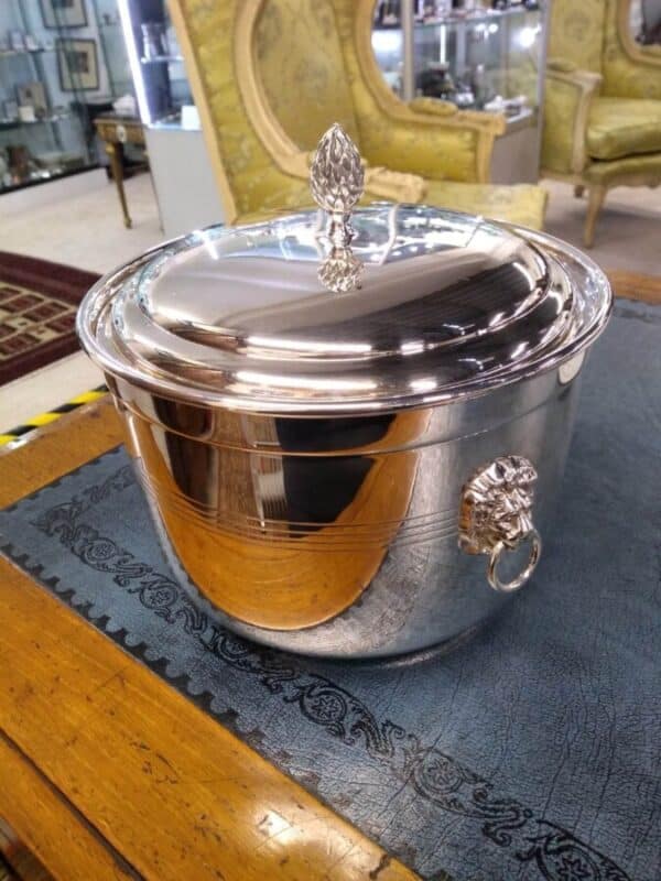 Silver Plated Ice Bucket Marked P U Vogel Ice bucket Miscellaneous 3