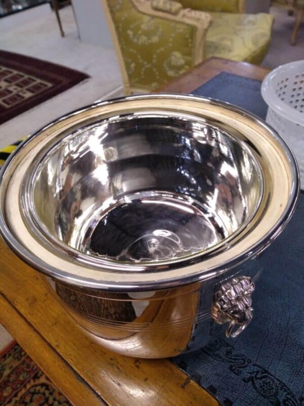 Silver Plated Ice Bucket Marked P U Vogel Ice bucket Miscellaneous 8