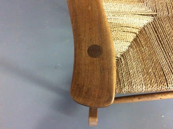 Arts & Crafts Rocking Chair by Dicon Nance of St Ives c1950's - Image 7