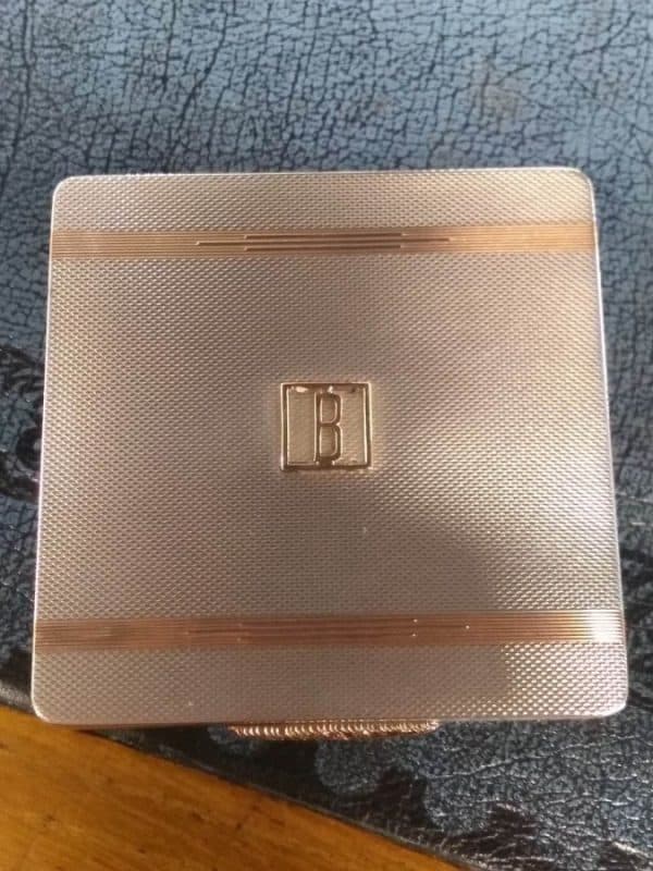 Asprey of London Silver & Gold Compact Compact Miscellaneous 9