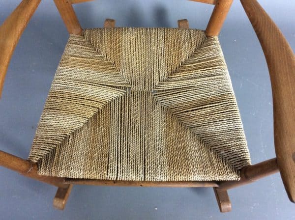 Arts & Crafts Rocking Chair by Dicon Nance of St Ives c1950's - Image 3