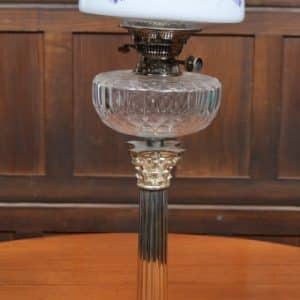 Victorian EPNS Paraffin/ Oil Lamp SAI2962 Antique Lighting