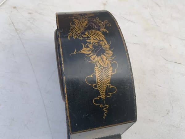 Chinoiserie mantel clock by Mappin & Webb of London - Image 6