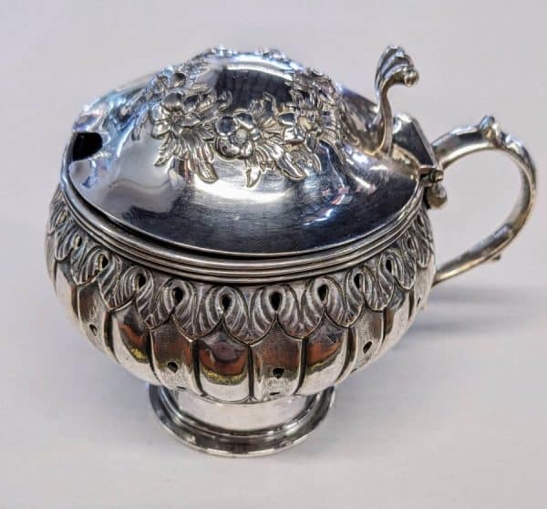 Silver Mustard Pot Condiment Pot Miscellaneous 3