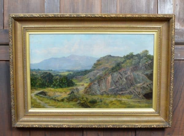 Frank Thomas Carter Landscape Oil Painting SAI2982 Antique Art 16