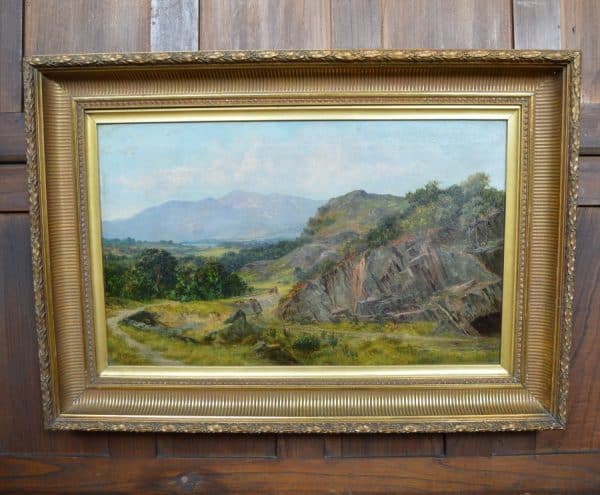 Frank Thomas Carter Landscape Oil Painting SAI2982 Antique Art 15