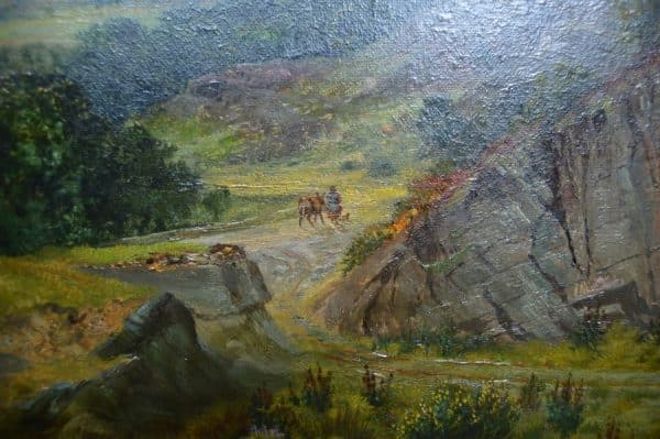 Frank Thomas Carter Landscape Oil Painting SAI2982 Antique Art 13