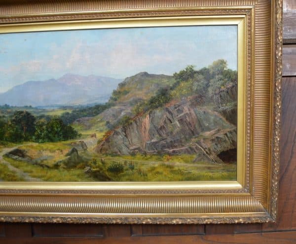 Frank Thomas Carter Landscape Oil Painting SAI2982 Antique Art 8